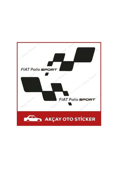 Fiat Palio Sticker Takım Set Palio Sport Sticker Fiat Oto Sticker