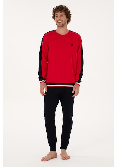 U.s. Polo Assn. Erkek Kırmızı Pijama Takım 50318592-vr030 Kırmızı