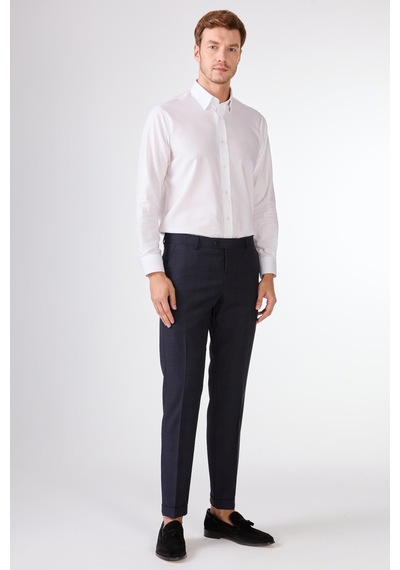 Dufy K.lacivert Balıksırtı Erkek Takım Elbise - Slim Fit Lacivert Dufy K.lacivert Balıksırtı Erkek Takım Elbise - Slim Fit Lacivert