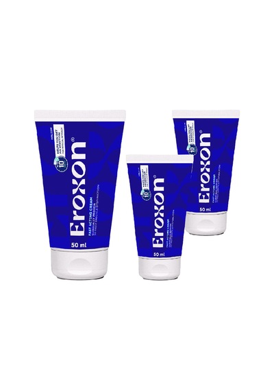 Eroxon Yetişkinerkekler İçin 3 Adet Özelolarak Geliştirilmiş Krem 50 Ml