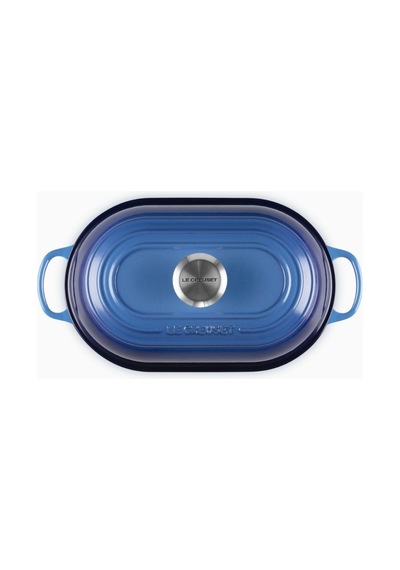 Le Creuset Oval Dökme Demir Ekmek Pişirme Tavası Lacivert