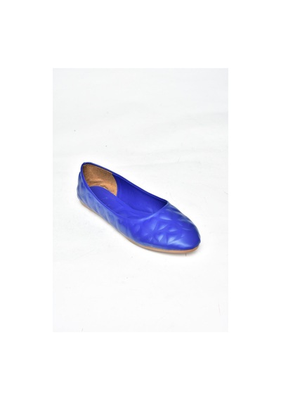 Fox Shoes S314020209 Saks Mavi Kadın Babet Saks Mavi