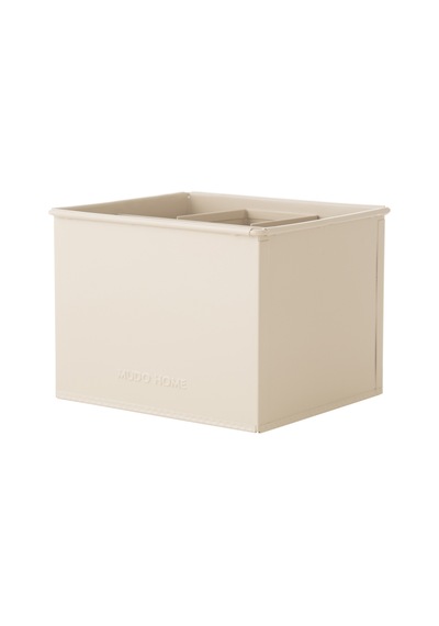 Mudo Home Roma Bölmeli Düzenleyici Mat Bej 19x16x13