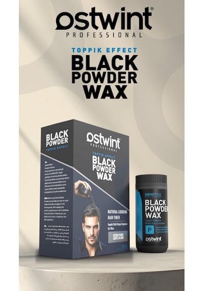 Ostwint Professional Siyahlaştırıcı Şekil Verici Topik Etkili Pudra Wax 20 G