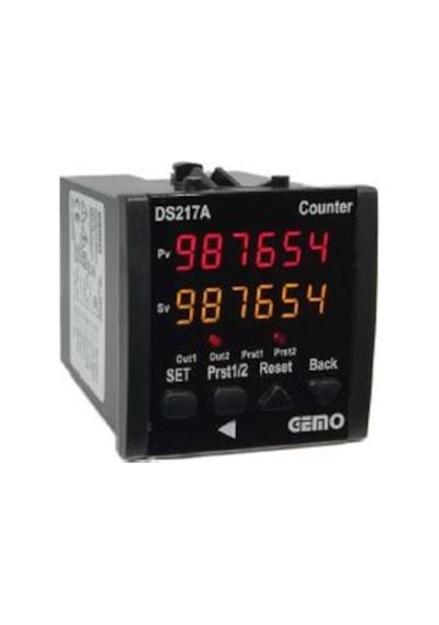 Gemo DS217A-230VAC 6 Haneli Sayıcı