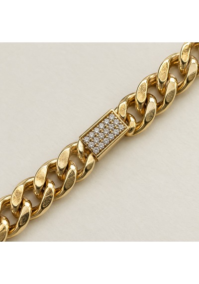 Xp Özel Seri - Aurelia Işıltı İmzası Gold Renk Taşlı Dikdörtgen Detaylı Gurmet Zincir Kadın Bileklik 17 - 19 Cm Renkli Xp Özel Seri - Aurelia Işıltı İmzası Gold Renk Taşlı Dikdörtgen Detaylı Gurmet Zincir Kadın Bileklik 17 - 19 Cm Renkli