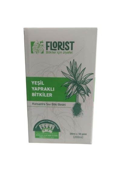 Florist Yeşil Yapraklı Bitkiler Sıvı Konsantre Bitki Besini 200