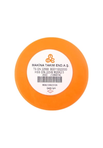 Mte M20 X 2.5 Pafta Normal Vidalı Hss Dın 223/b
