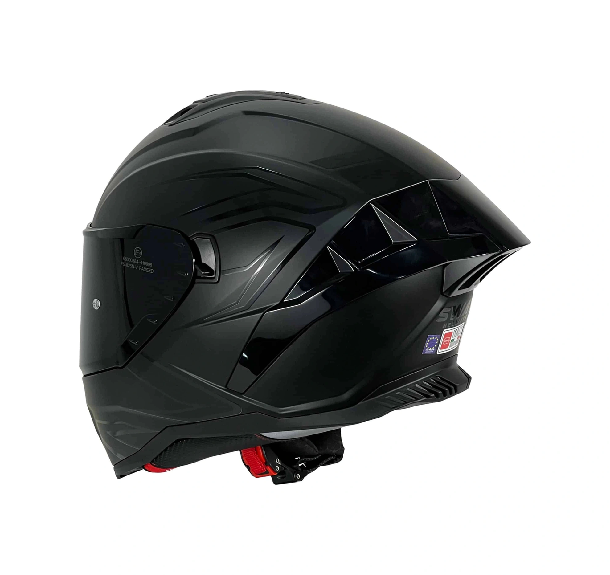 Sway SW 867 Black Line Kapalı Motosiklet Kaskı Siyah