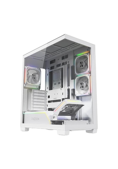 Fazeon F14 Plus 750w 80+ Bronze Argb 4x120mm Fanlı Atx Beyaz Gaming Kasa