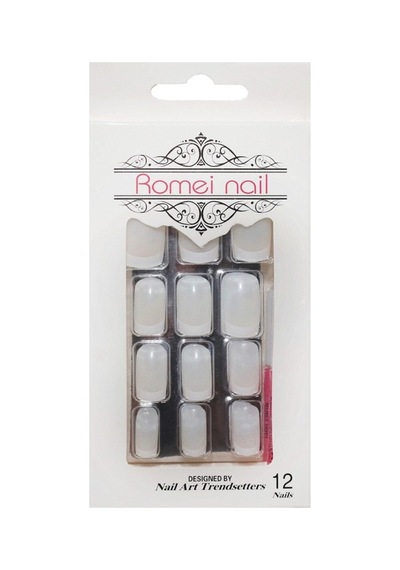 Pazarız Nail Takma Tırnak 12'li - French Beyaz