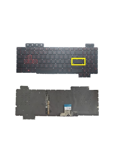 Asus Uyumlu Fx504gd-58050, Fx504gd-58250 Klavye Tuş Takımı Işıklı Tr