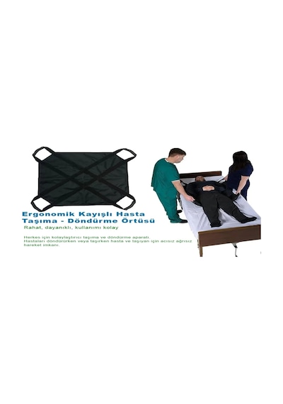 Benlife Hasta Çevirme Aparatı Ergonomik Kayışlı - 75x100cm