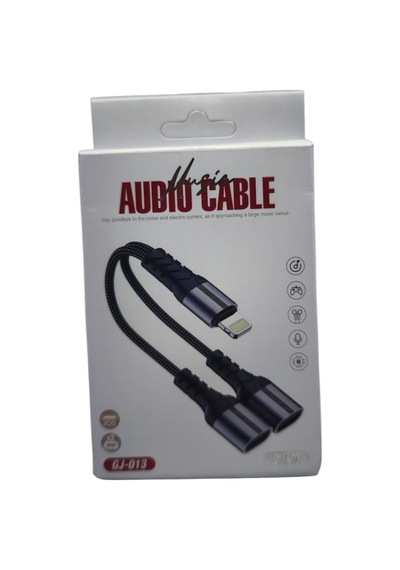 Gj-013 Lıghtnıng M To 2 Type-c F Kablo Siyah Örgülü 1 Adet