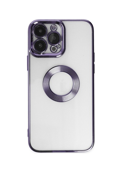 Apple iPhone  Uyumlu,  14 Pro Max Kılıf Slot Silikon - Mor