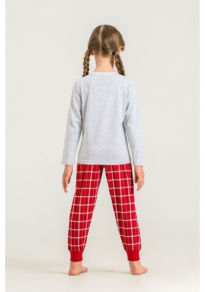 Arnetta Wonderful Time Anne Kız Gri Uzun Kol Pijama Takım Ar3733-a-v1 Ar3733-a-v1