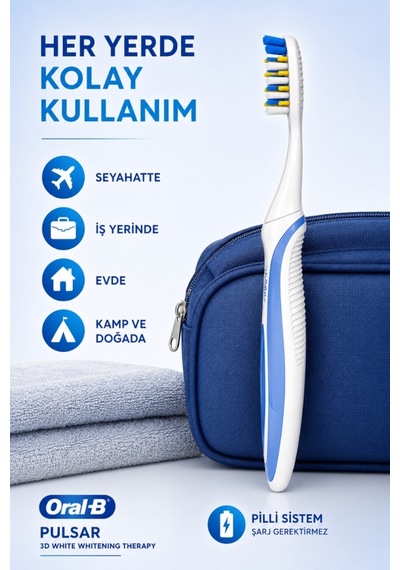 Pulsar 3d White Whitening Therapy Soft Pilli Diş Fırçası