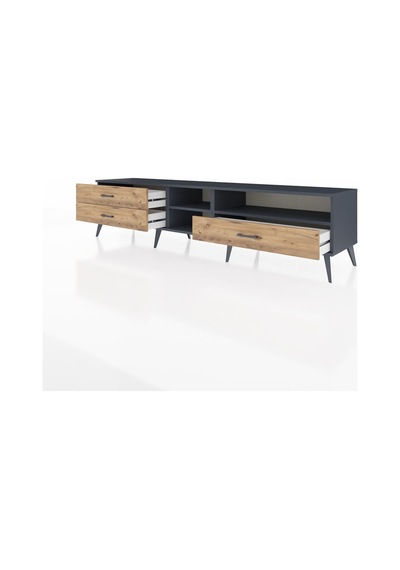 Hyperion Tv Ünitesi 2 Raflı 3 Çekmeceli 220x44x51 Antrasit-antrasit/çam Antrasıt/atlas Çam - Antrasıt Hyperion Tv Ünitesi 2 Raflı 3 Çekmeceli 220x44x51 Antrasit-antrasit/çam Antrasıt/atlas Çam - Antrasıt