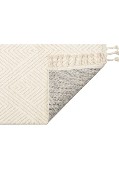 Eko Halı Urban Urb01 Beyaz Kilim Desenli Halı 120X180 Cm