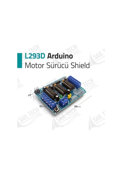 L293D Arduino Motor Sürücü Shield