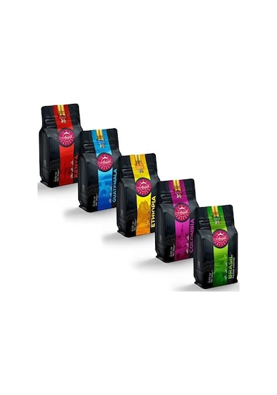 Anisah Dünya Filtre Kahve Çekirdek Set 5 x 250 G