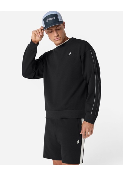 Asics Asıcs Track Club Herıtage Crew-neck Top Siyah Sweatshirt 2033c121-001