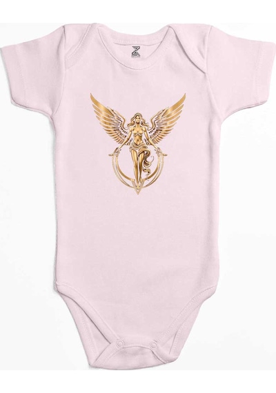 Zepplin Giyim Gold Angel Siyah Bebek Body Zıbın