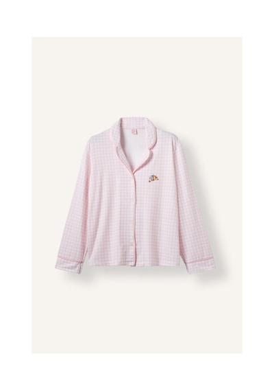 Defacto Regular Fit Uzun Kollu Pötikare Desenli 2li Pijama Takım H8799ax26aupn130 Pembe-pn130