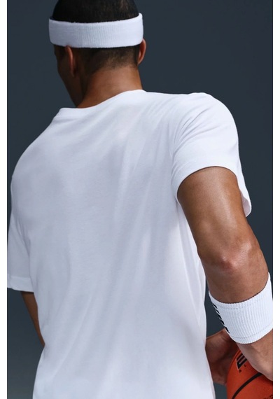 Nike Dri-fıt Tee Oc 3 Graphic White Tshirt Erkek Grafik Baskılı Tişört Beyaz