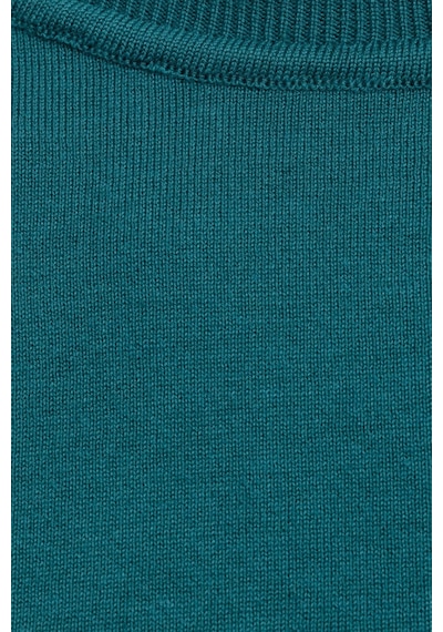 Tudors Erkek Bisiklet Yaka Slim Fit Pamuklu Örme Triko Tişört-26935-Yeşil