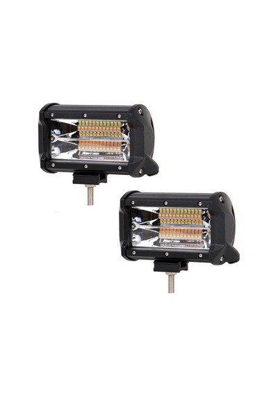 Drstuningistanbul Sis Lambası 24Led Dual Color 72W Takım / Lass282
