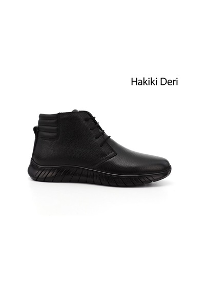 Gönderi(R) Gönderi R Erkek Siyah Fermuarlı Hakiki Deri Bot Dkmb73542905