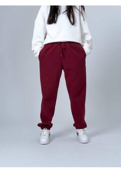 Cocopelli Şardonlu Bordo Kadın Jogger Eşofman Coc2537