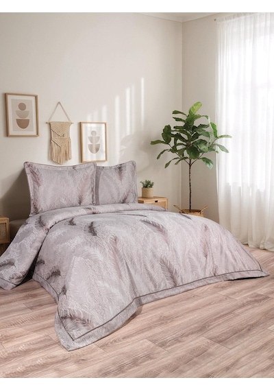 Elsa 3 Parça Kahverengi Pike Takımı 240 X 260 Cm Kahverengi