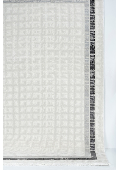 Bambu Tarz Modern Doğal Taban Saçaklı Salon Koridor Mutfak Çocuk Oturma Odası Halı Yolluk 7105gri
