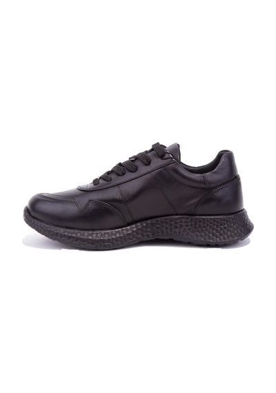 Hammer Jack 102 22190 Baley Hakiki Deri Comfort Casual Ayakkabı Siyah