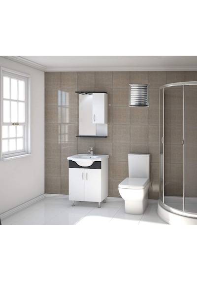 Alüminyum Krom Eloksal Banyo Wc Havalandırma Panjuru