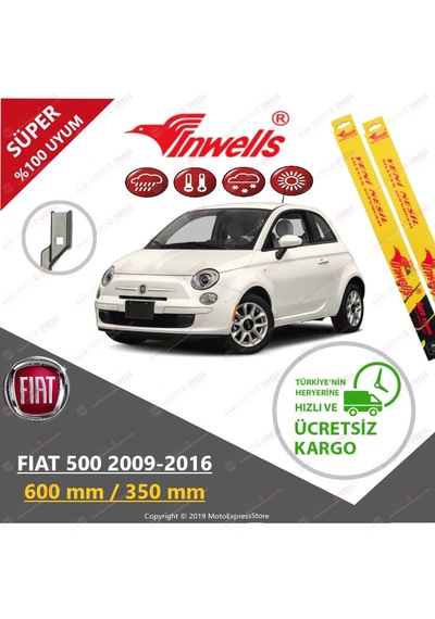 Fiat 500 İnwells Muz Silecek Takımı 2009-2016