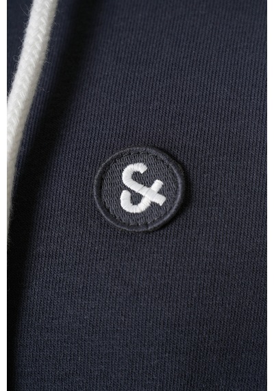 Jack & Jones Erkek Sweatshırt 12153525-eclıpse 12153525-eclıpse Lacivert Lacivert