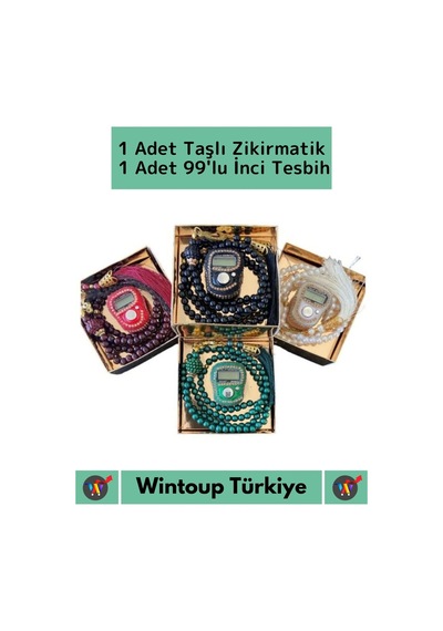 Premium Taşlı Lcd Ekran Hafızalı 5 Haneli İslami Parmak Sayacı Tesbih Hediyeli Dekoratif Zikirmatik Çok Renkli