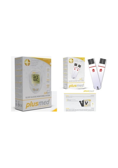 Plusmed Fasttest Kan Şekeri Ölçüm Cihazı + 50 Strip + 100 Lanset