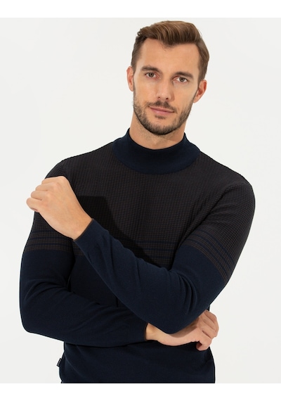 Pierre Cardin Erkek Lacivert Triko Kazak 50258671-vr033 Lacivert
