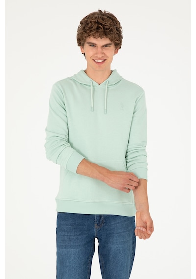 U.s. Polo Assn. Erkek Su Yeşili Sweatshirt 50295167-vr048 Su Yeşili