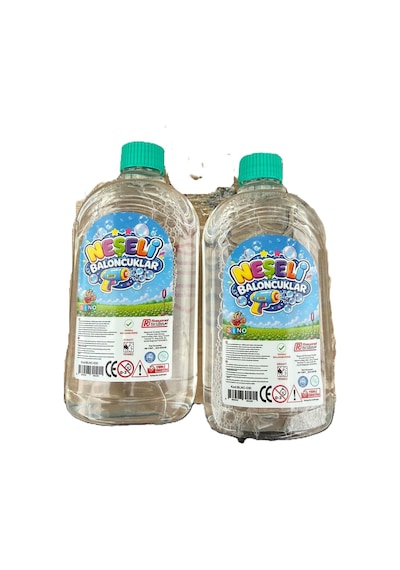 Pilli Otomatik Baloncuk Köpük Tabancası Bubble Gun 1000 Ml Köpük Likiti Hediyeli