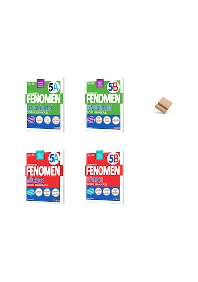 Fenomen 5. Sınıf Maarif 5a Ve 5b Fen Bilimleri + Türkçe 4lü Set Soru Bankası + Telefon Standı