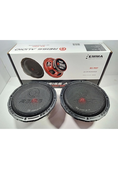 Reiss Midrange 20cm - 300w Reiss Rs-m8f 20cm Midrange Hoparlör - Reiss Sticker Hediyeli