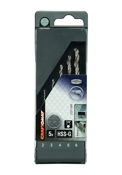 Craftomat Hss-g Metal Matkap Ucu 2-6 Mm 1/4