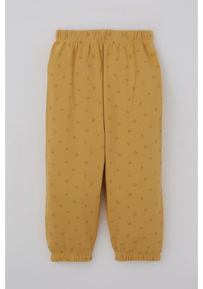 Breeze Erkek Bebek Pijama Takımı Minik Geometrik Desenler 9 Ay-3 Yaş, Hardal Sarı Hardal Sarı