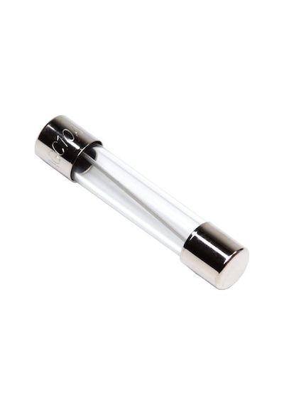 Electroon 10Amper Büyük Cam Sigorta 6X30Mm - 100 Adet