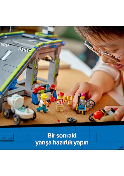 LEGO® City Senin Kuralların: Yarış Arabası Rampa Parçası 60460 - 6 Yaş ve Üzeri Çocuklar için Yaratıcı Oyuncak Yapım Seti (436P)